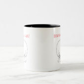 Tasse 2 Couleurs Mouton avec Holly (Centre)