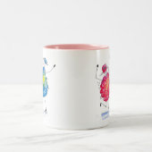 Tasse 2 Couleurs Mouton de danse Whimsical (Centre)