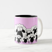 Tasse 2 Couleurs Moutons (Devant droit)
