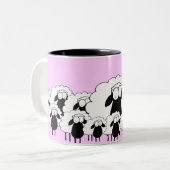 Tasse 2 Couleurs Moutons (Devant gauche)