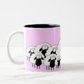 Tasse 2 Couleurs Moutons (Gauche)