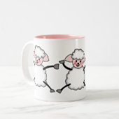 Tasse 2 Couleurs moutons (Devant gauche)