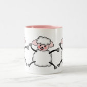 Tasse 2 Couleurs moutons (Centre)