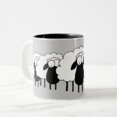 Tasse 2 Couleurs Moutons (Devant gauche)