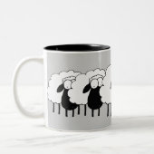 Tasse 2 Couleurs Moutons (Gauche)