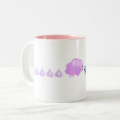 Tasse 2 Couleurs moutons (Devant gauche)