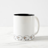 Tasse 2 Couleurs Moutons (Devant droit)