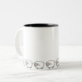 Tasse 2 Couleurs Moutons (Devant gauche)