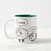 Tasse 2 Couleurs Moutons ennuyés (Gauche)