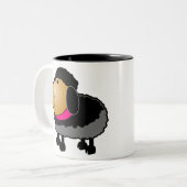 Tasse 2 Couleurs Moutons noirs (Devant gauche)