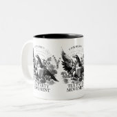 TASSE 2 COULEURS MOUVEMENT DE THÉ (Devant gauche)