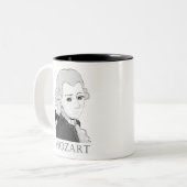 Tasse 2 Couleurs Mozart dans le Chibi de style (Devant gauche)