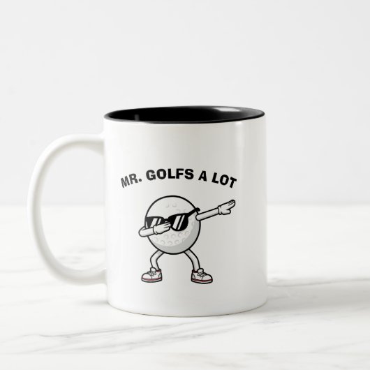 Tasse 2 Couleurs MR. GOLFS A LOT,Funny Golf (Gauche)