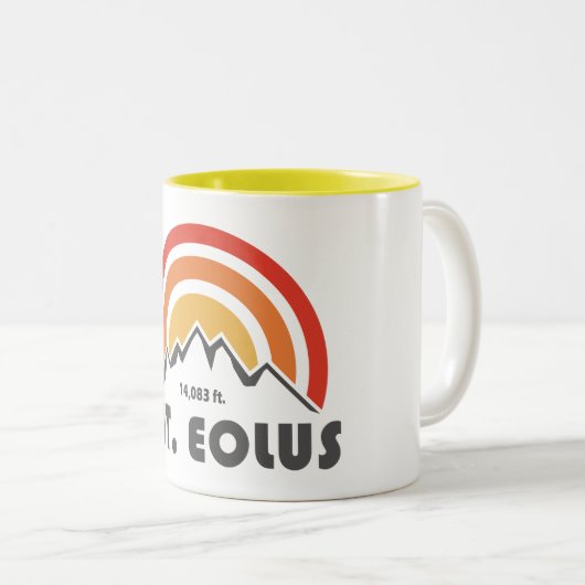 Tasse 2 Couleurs Mt. Eolus (Devant droit)
