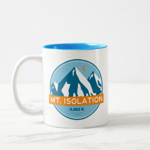 Tasse 2 Couleurs Mt Isolation New Hampshire Stars Moon