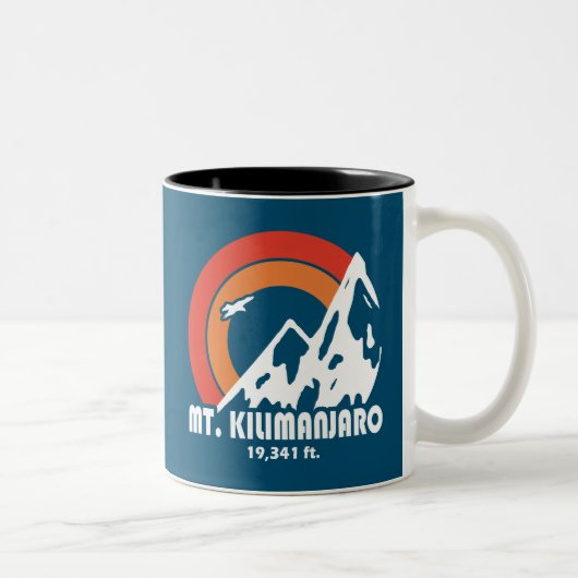 Tasse 2 Couleurs Mt. Kilimanjaro Sun Eagle (Droit)