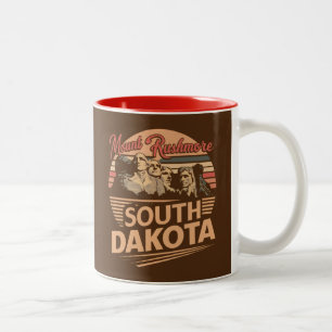 Tasse 2 Couleurs Mt. Rushmore Dakota du Sud