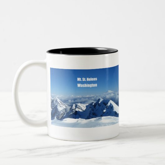 Tasse 2 Couleurs Mt. St. Helens - Mt. Rainier (Gauche)