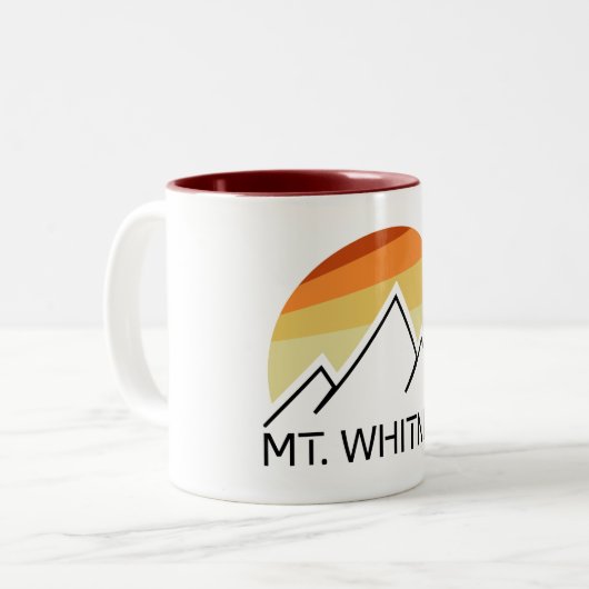 Tasse 2 Couleurs Mt. Whitney Retro (Devant gauche)