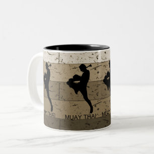 Tasse 2 Couleurs Muay Thai Kickboxing : Arts Martiaux Thaïlande