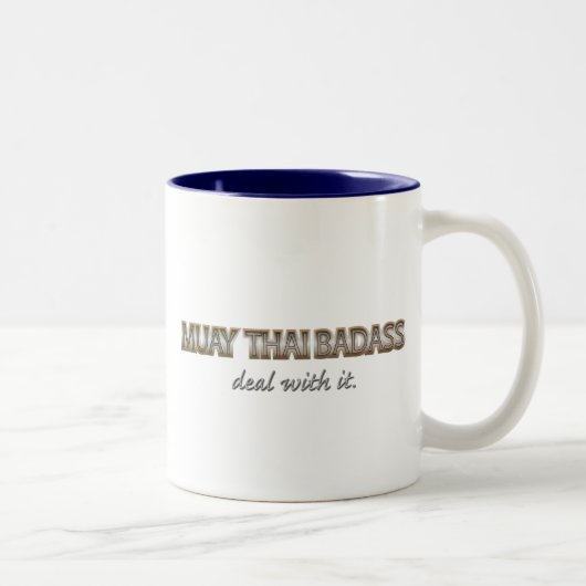TASSE 2 COULEURS MUAYTHAI (Droit)