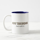 TASSE 2 COULEURS MUAYTHAI (Gauche)