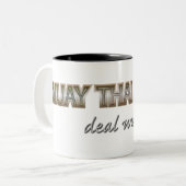 TASSE 2 COULEURS MUAYTHAI (Devant gauche)