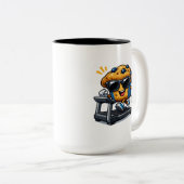 Tasse 2 Couleurs Muffin sur tapis roulant (Devant droit)