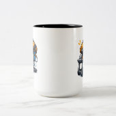 Tasse 2 Couleurs Muffin sur tapis roulant (Centre)