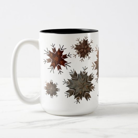 Tasse 2 Couleurs Mug, 1,2,3,,5, 15 oz à deux tons  (Gauche)