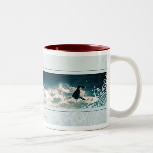 Tasse 2 Couleurs Mug, Coupe (Droit)