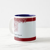 Tasse 2 Couleurs Mug, Coupe - PinUp (Devant gauche)