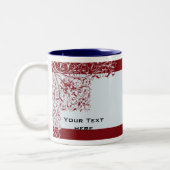 Tasse 2 Couleurs Mug, Coupe - PinUp (Gauche)