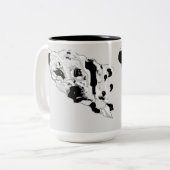 Tasse 2 Couleurs Mug/Dalmatien (Devant gauche)