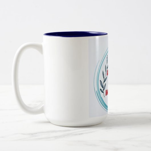 Tasse 2 Couleurs "Mug de l'illusion optique" (Gauche)