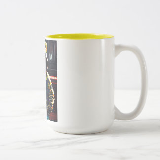 Tasse 2 Couleurs "Mug de Lion sans peur et féroce"