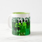Tasse 2 Couleurs Mug* de solidarité (Devant gauche)