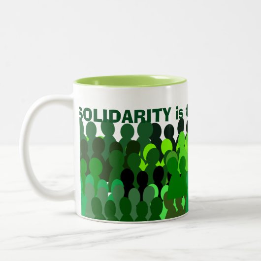 Tasse 2 Couleurs Mug* de solidarité (Gauche)