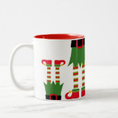 Tasse 2 Couleurs Mug-Elf de Noël (Gauche)