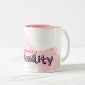 Tasse 2 Couleurs Mug-Humality (Devant droit)