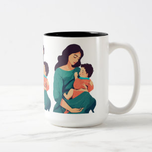 Tasse 2 Couleurs "Mug Imprimé Personnalisé : Personnaliser Sip Avec