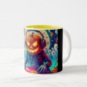 Tasse 2 Couleurs "Mug Mixer Lune" (Devant droit)