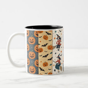 Tasse 2 Couleurs "Mug Motif Éffrayant d'Halloween"