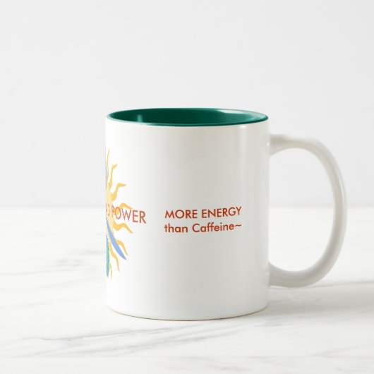 Tasse 2 Couleurs MUG~Small : SOLAIRE et VENT POWER~ pour l'ÉNERGIE (Droit)
