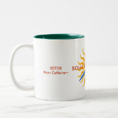 Tasse 2 Couleurs MUG~Small : SOLAIRE et VENT POWER~ pour l'ÉNERGIE (Gauche)
