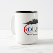 Tasse 2 Couleurs Mug, tonnerre (Devant gauche)