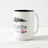 Tasse 2 Couleurs Mug, tonnerre (Devant droit)