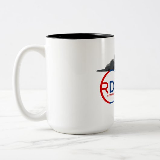 Tasse 2 Couleurs Mug, tonnerre (Gauche)