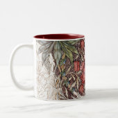 TASSE 2 COULEURS MUG: WILLIAM MORRIS : TULIP SAUVAGE (Gauche)