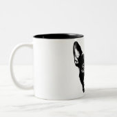 Tasse 2 Couleurs Muggin moyen ! Attitude de Boston Terrier (Gauche)